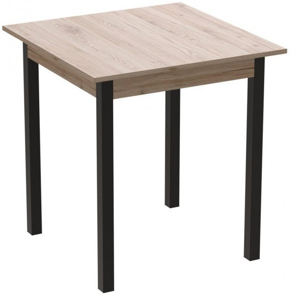 Стіл кухонний Ferrum-decor Агата 75x80x80 Чорний ДСП Сан-Марино 16мм (FRD-105637) Стіл кухонний Ferrum-decor Агата 75x80x80 Чорний ДСП Сан-Марино 16мм (FRD-105637)