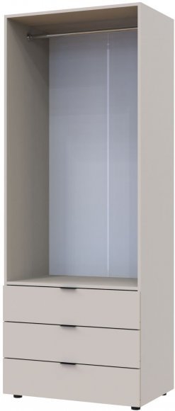 Шафа розпашна для одягу Doros Гелар 77,5х49,5х203,4 см Кашемір (DRS-011237) Шафа розпашна для одягу Doros Гелар 77,5х49,5х203,4 см Кашемір (DRS-011237)