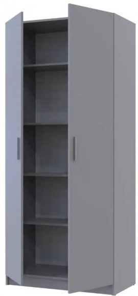 Комплект полиць для шафи Doros Promo Сірий 3шт. 86.7х35х1.6 DRS-011631