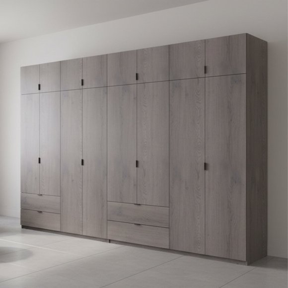 Комплект шаф для одягу Doros Лукас (2 шт.) 340х50х240 см Канноло (DRS-011858) Комплект шаф для одягу Doros Лукас (2 шт.) 340х50х240 см Канноло (DRS-011858)