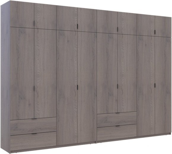 Комплект шаф для одягу Doros Лукас (2 шт.) 340х50х240 см Канноло (DRS-011858) Комплект шаф для одягу Doros Лукас (2 шт.) 340х50х240 см Канноло (DRS-011858)