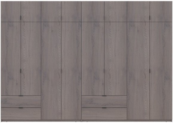 Комплект шаф для одягу Doros Лукас (2 шт.) 340х50х240 см Канноло (DRS-011858) Комплект шаф для одягу Doros Лукас (2 шт.) 340х50х240 см Канноло (DRS-011858)