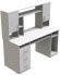 Стіл комп'ютерний Анжело Ferrum-decor 1400x1422x600 ДСП Біле 16 мм (FRD-104704) Стіл комп'ютерний Анжело Ferrum-decor 1400x1422x600 ДСП Біле 16 мм (FRD-104704)