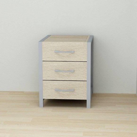 Тумба універсальна Ferrum-decor Вів'єн 3 50x41x40 сірий ДСП Дуб Сонома 16мм (FRD-104198) Тумба універсальна Ferrum-decor Вів'єн 3 50x41x40 сірий ДСП Дуб Сонома 16мм (FRD-104198)