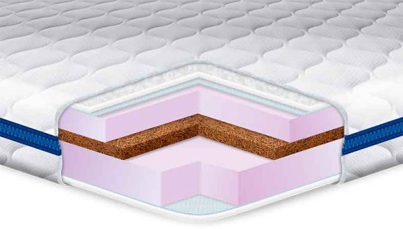 Матрац топер Cocos-Mix трикотаж 170х195х7 см Матрац топер Cocos-Mix трикотаж 170х195х7 см