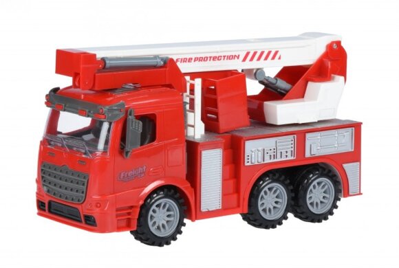 Машинка інерційна Truck Пожежна машина з підйомним краном 98-617Ut