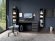 Стіл туалетний письмовий Perfect Home Ада / Ada 5S/120 з 5 шухлядами Антрацит (PFH-091308) Стіл туалетний письмовий Perfect Home Ада / Ada 5S/120 з 5 шухлядами Антрацит (PFH-091308)