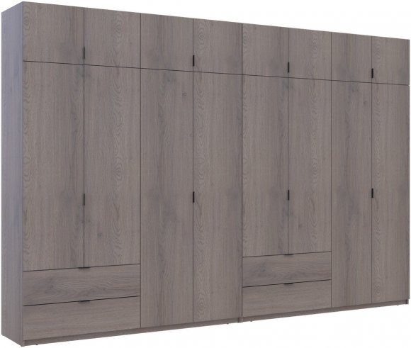 Комплект шаф для одягу Doros Лукас (2 шт.) 360х50х240 см Канноло (DRS-011859) Комплект шаф для одягу Doros Лукас (2 шт.) 360х50х240 см Канноло (DRS-011859)