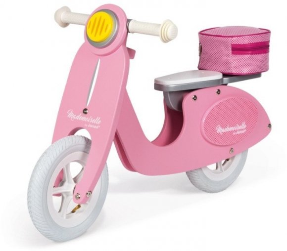 Толокар Ретро скутер рожевий J03239 Толокар Ретро скутер рожевий J03239