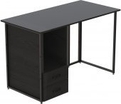 Комп'ютерний стіл Ferrum-decor Отто 76x120x70 чорний ДСП Сосна Кембра 32мм (FRD-103600)