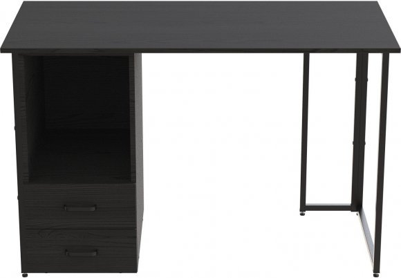Комп'ютерний стіл Ferrum-decor Отто 76x120x70 чорний ДСП Сосна Кембра 32мм (FRD-103600)