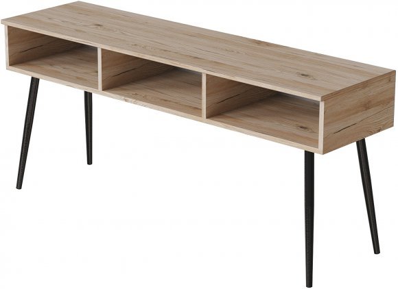 Тумба під телевізор Кентуки Ferrum-decor 45x139x38 Чорний метал ДСП Дуб Сан-Марино 16 мм (FRD-106732) Тумба під телевізор Кентуки Ferrum-decor 45x139x38 Чорний метал ДСП Дуб Сан-Марино 16 мм (FRD-106732)