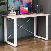 Письмовий стіл Ferrum-decor Драйв 750x1400x600 Білий метал ДСП Дуб Сан-Марино 16 мм (FRD-103144) Письмовий стіл Ferrum-decor Драйв 750x1400x600 Білий метал ДСП Дуб Сан-Марино 16 мм (FRD-103144)