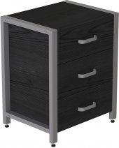 Тумба універсальна Ferrum-decor Вів'єн 3 50x41x40 сірий ДСП Сосна Кембра 16мм (FRD-104200)