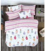 Постільна білизна Home Perfect Ranforce Pottik білий сімейний 145х210 см