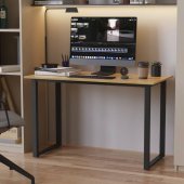 Стіл письмовий Кнап 2 Ferrum-decor 750x1200x600 Чорний метал ДСП Дуб Артизан 16 мм (FRD-106399) Стіл письмовий Кнап 2 Ferrum-decor 750x1200x600 Чорний метал ДСП Дуб Артизан 16 мм (FRD-106399)