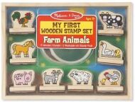 Мої перші штампи Тварини ферми 8 шт MD12390
