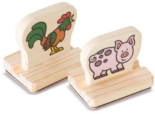 Мої перші штампи Тварини ферми 8 шт MD12390 Мої перші штампи Тварини ферми 8 шт MD12390