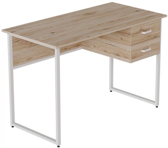 Комп'ютерний стіл Ferrum-decor Дакота 75x120x60 білий ДСП Дуб Сан-Марино 32мм (FRD-102096) Комп'ютерний стіл Ferrum-decor Дакота 75x120x60 білий ДСП Дуб Сан-Марино 32мм (FRD-102096)