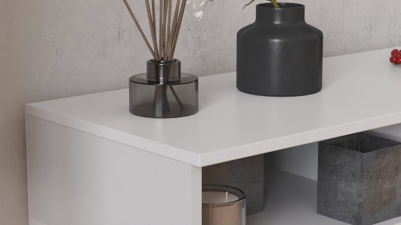 Тумба під телевізор Кентук Ferrum-decor 45x139x38 Чорний метал ДСП Білий 16 мм (FRD-106733) Тумба під телевізор Кентук Ferrum-decor 45x139x38 Чорний метал ДСП Білий 16 мм (FRD-106733)