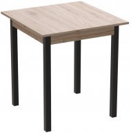 Стіл кухонний Ferrum-decor Агата 75x90x90 Чорний ДСП Сан-Марино 16мм (FRD-105640) Стіл кухонний Ferrum-decor Агата 75x90x90 Чорний ДСП Сан-Марино 16мм (FRD-105640)