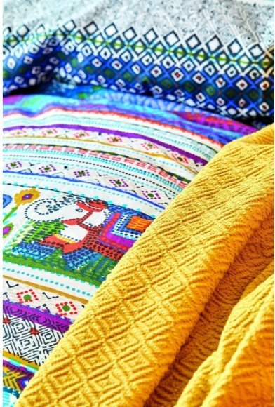 Набір постільний з покривалом піке Perez hardal pike jacquard полуторна svt-2000022284844