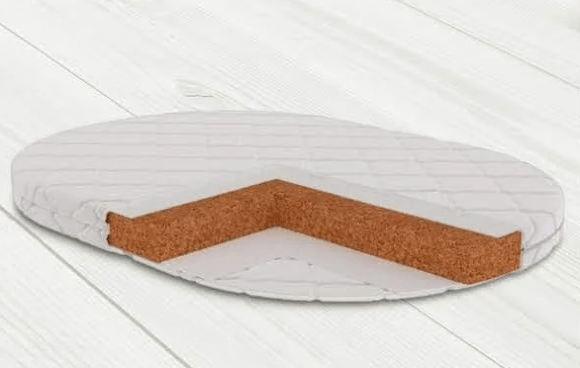 Матрац дитячий овальний BabySleep Transformer Eco BiCocos 3в1 жакард 122х71х6 см Матрац дитячий овальний BabySleep Transformer Eco BiCocos 3в1 жакард 122х71х6 см