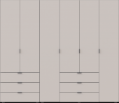 Комплект шаф для одягу Doros Гелар (2 шт.) 232,5х49,5х203,4 см Кашемір (DRS-011240)
