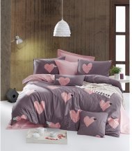 Постільна білизна Home Perfect Ranforce Hearts сімейний 145х210 см Постільна білизна Home Perfect Ranforce Hearts сімейний 145х210 см