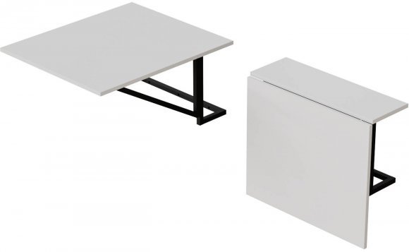 Стіл розкладний Олександр 1 Ferrum-decor 750x600x700 Чорний метал ДСП Біле 16 мм (FRD-104892) Стіл розкладний Олександр 1 Ferrum-decor 750x600x700 Чорний метал ДСП Біле 16 мм (FRD-104892)