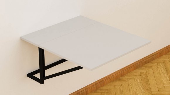 Стіл розкладний Олександр 1 Ferrum-decor 750x600x700 Чорний метал ДСП Біле 16 мм (FRD-104892) Стіл розкладний Олександр 1 Ferrum-decor 750x600x700 Чорний метал ДСП Біле 16 мм (FRD-104892)