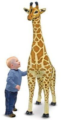 Огромный плюшевый жираф, Melissa & Doug 1,4 м, MD2106 Огромный плюшевый жираф, Melissa & Doug 1,4 м, MD2106