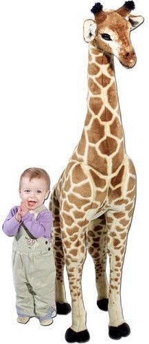 Огромный плюшевый жираф, Melissa & Doug 1,4 м, MD2106 Огромный плюшевый жираф, Melissa & Doug 1,4 м, MD2106