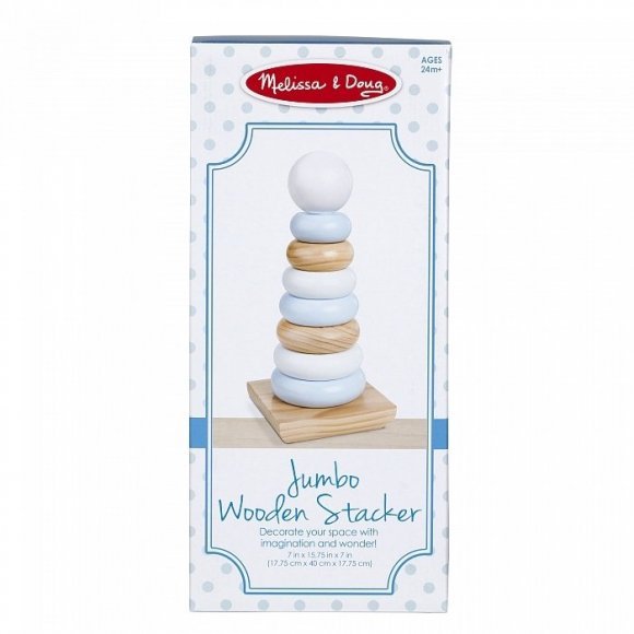 Величезна натуральна дерев'яна пірамідка MD30540