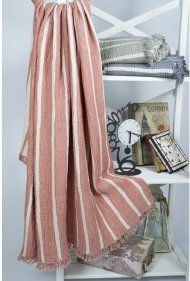 Плед-накидка Cocoon Stripe orange 130х170 см 2000022196543 Плед-накидка Cocoon Stripe orange 130х170 см 2000022196543