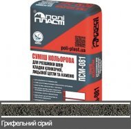 Суміш для розшивки швів цегли та каменю Loft ПСМ-081 Грифельний сірий