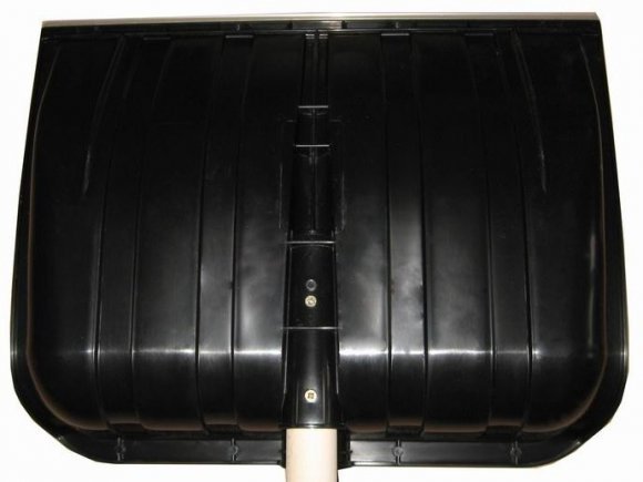 Лопата для прибирання снігу Snow pusher з дерев'яним держаком 41х121 см синя 48571