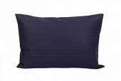 Наволочки Готель сатин страйп 1х1 темно-синій Туреччина 50х70 (2 шт) svt-2000022251167