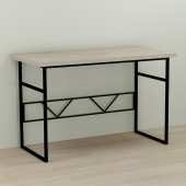 Письмовий стіл Ferrum-decor Райан 76x140x70 чорний ДСП Дуб Сонома 32мм (FRD-103727) Письмовий стіл Ferrum-decor Райан 76x140x70 чорний ДСП Дуб Сонома 32мм (FRD-103727)