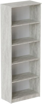 Шафа Анжело Ferrum-decor на 5 полиць 1900x800x380 ДСП Бетон 16 мм (FRD-105048)