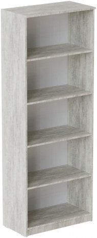 Шафа Анжело Ferrum-decor на 5 полиць 1900x800x380 ДСП Бетон 16 мм (FRD-105048)