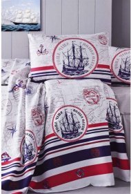 Покривало піке Fairway kirmizi червоний вафельне 160х235 см svt-2000022283380