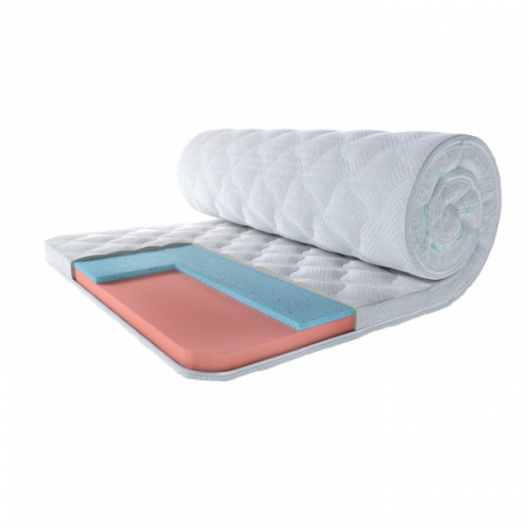Матрац топпер Climatic Memory-Gel 90х220х7 см