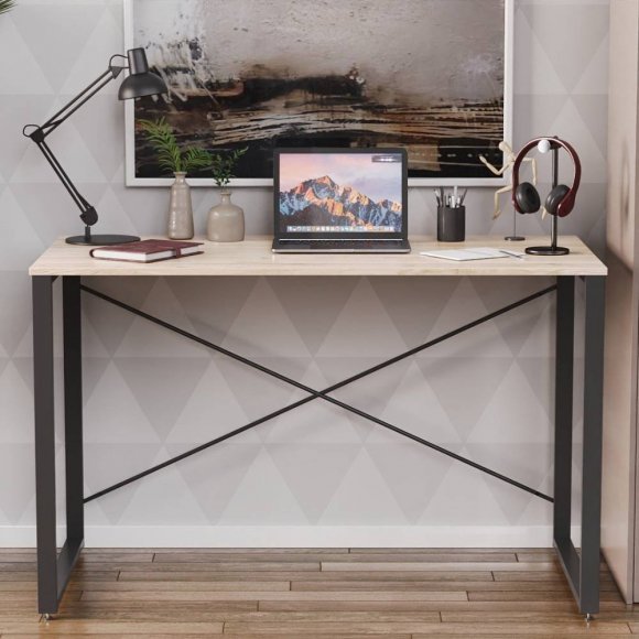Письмовий стіл Ferrum-decor Серії Конект 75x120x60 чорний ДСП Дуб Сан-Марино 16мм (FRD-104202) Письмовий стіл Ferrum-decor Серії Конект 75x120x60 чорний ДСП Дуб Сан-Марино 16мм (FRD-104202)