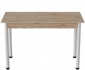 Стіл кухонний Ferrum-decor Беніта 75x120x60 Білий ДСП Сан-Марино 16мм (FRD-105641)