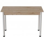 Стіл кухонний Ferrum-decor Беніта 75x120x60 Білий ДСП Сан-Марино 16мм (FRD-105641) Стіл кухонний Ferrum-decor Беніта 75x120x60 Білий ДСП Сан-Марино 16мм (FRD-105641)