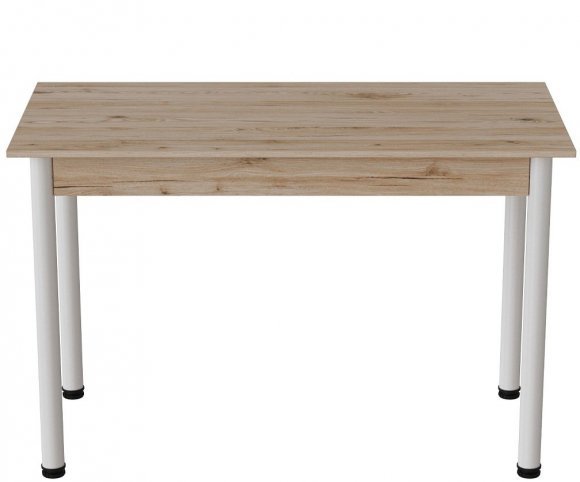 Стіл кухонний Ferrum-decor Беніта 75x120x60 Білий ДСП Сан-Марино 16мм (FRD-105641) Стіл кухонний Ferrum-decor Беніта 75x120x60 Білий ДСП Сан-Марино 16мм (FRD-105641)