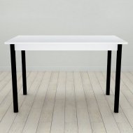 Стіл кухонний Ferrum-decor Маріо 75x120x60 Чорний ДСП Біле 16мм (FRD-106194)