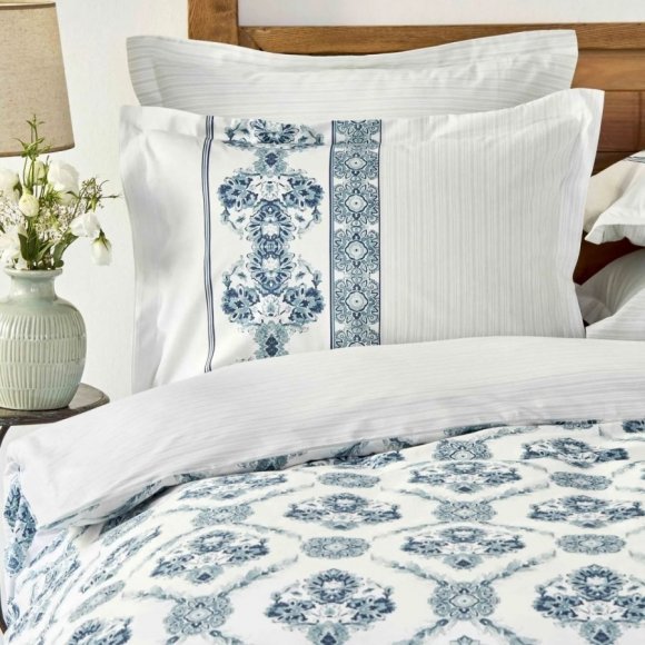 Постільна білизна Vivane mavi синій євро svt-2000022298438 Постільна білизна Vivane mavi синій євро svt-2000022298438