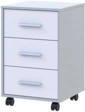 Тумба офісна Doros Т3 43х42х66,4 см Сірий/Білий (DRS-011402)
